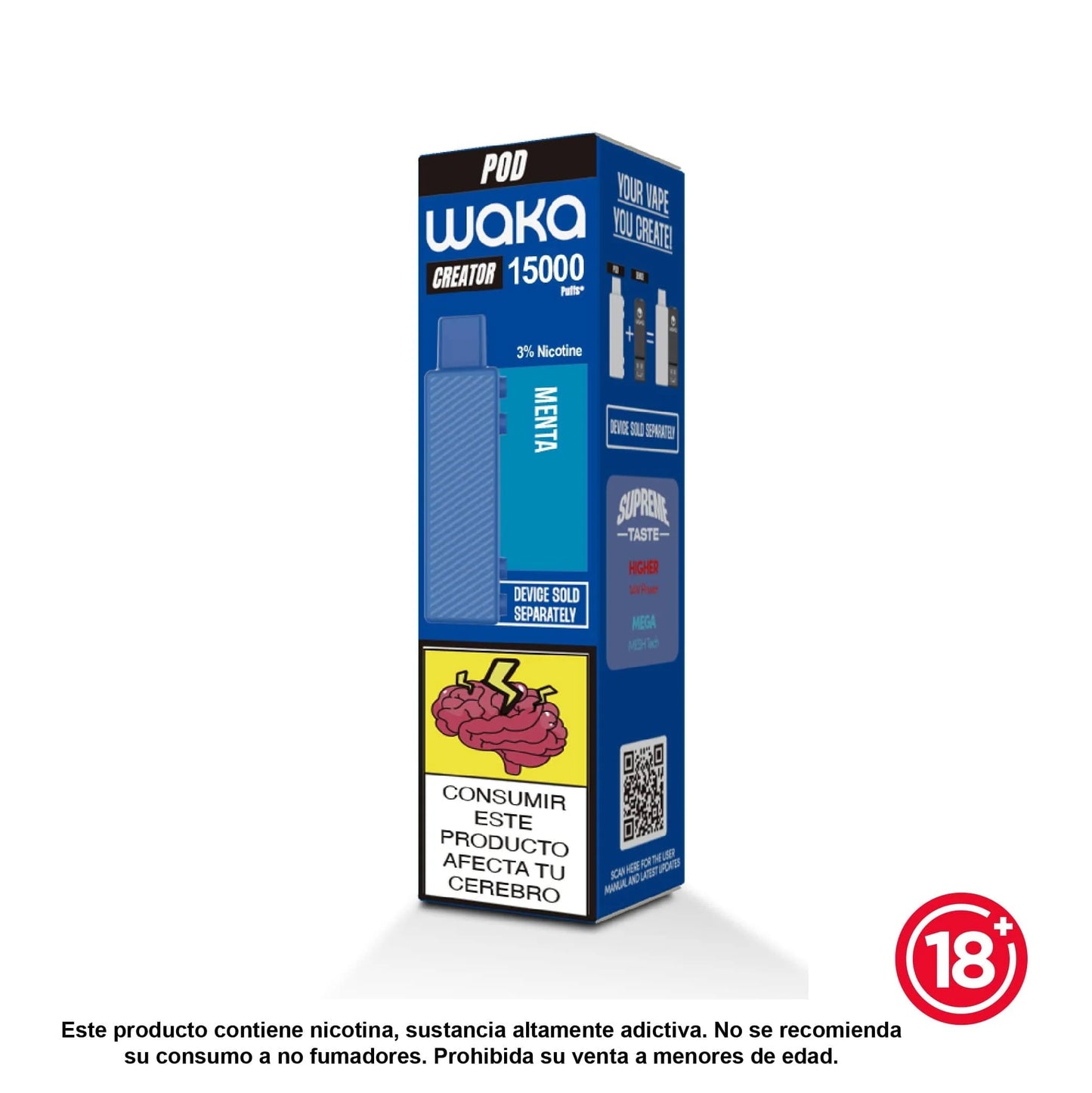 Waka CREATOR POD y/o Batería - 15k PUFFS