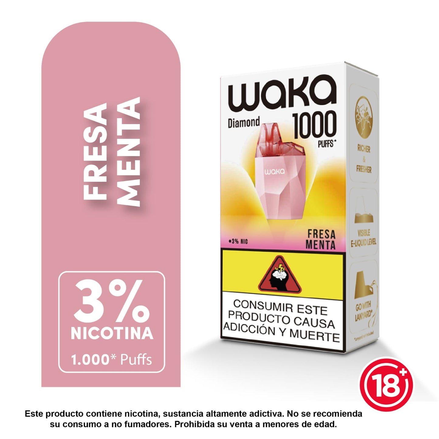 Waka DIAMOND - 1k 1000 PUFFS - LANZAMIENTO