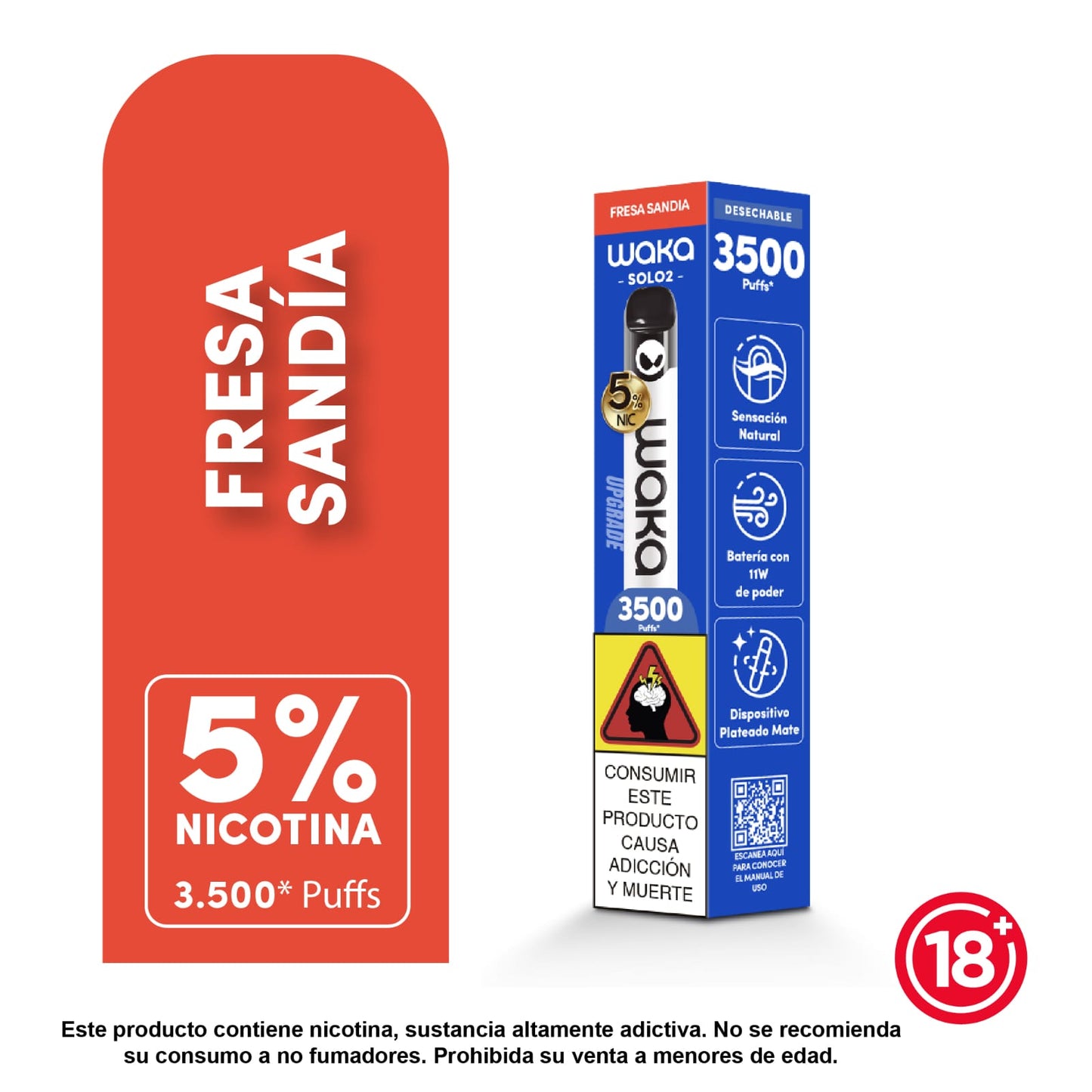 Waka SOLO - 3.5k 3500 PUFFS - LANZAMIENTO
