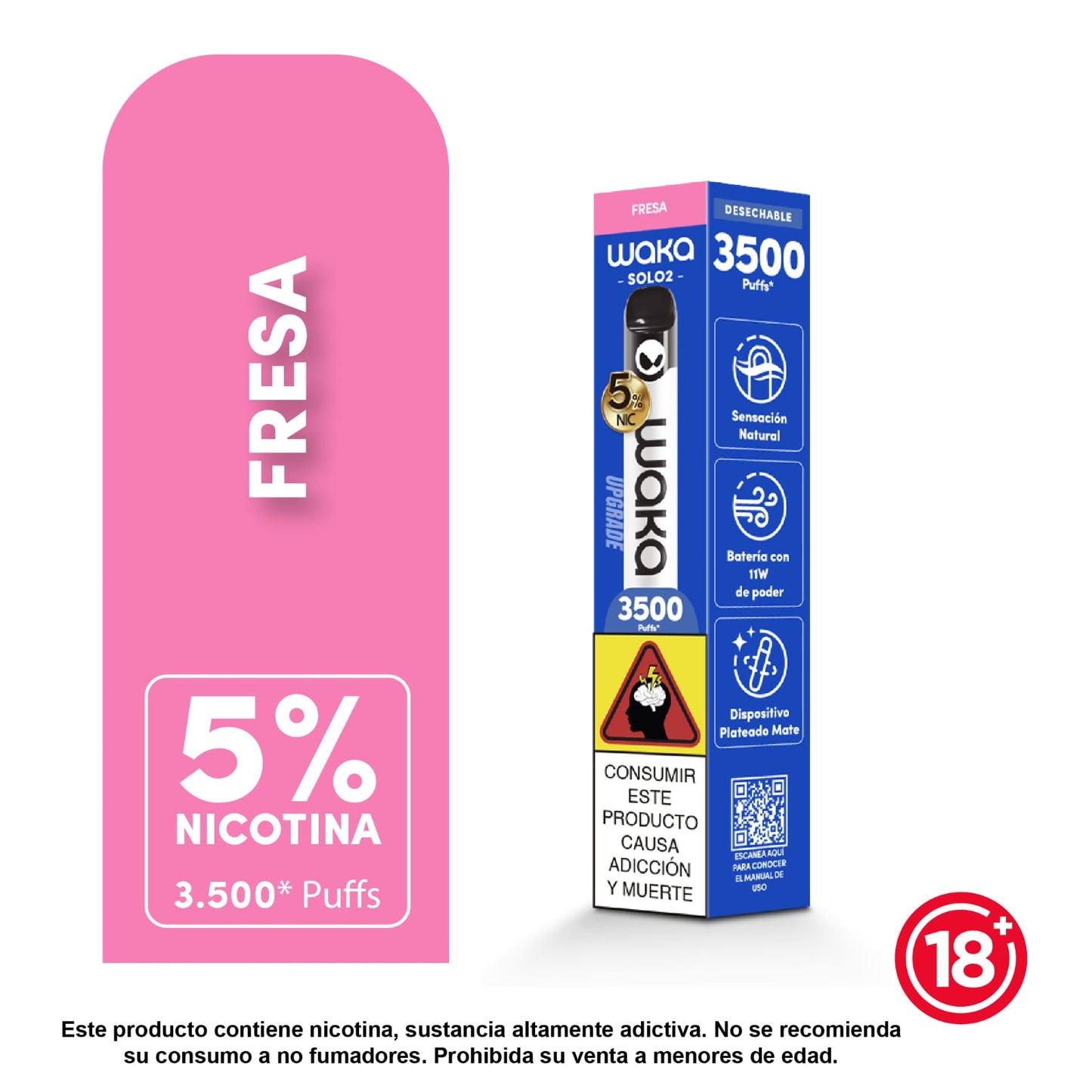 Waka SOLO - 3.5k 3500 PUFFS - LANZAMIENTO