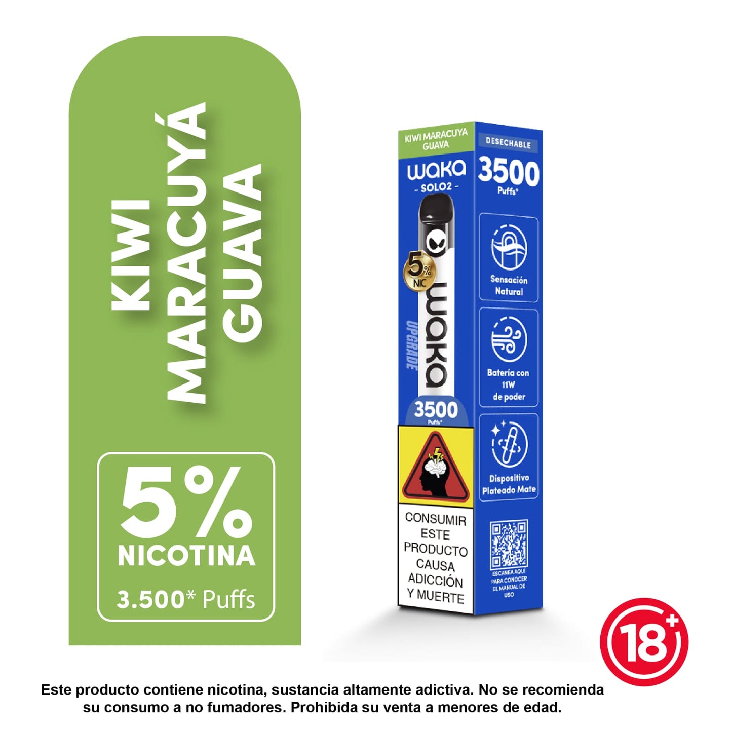 Waka SOLO - 3.5k 3500 PUFFS - LANZAMIENTO