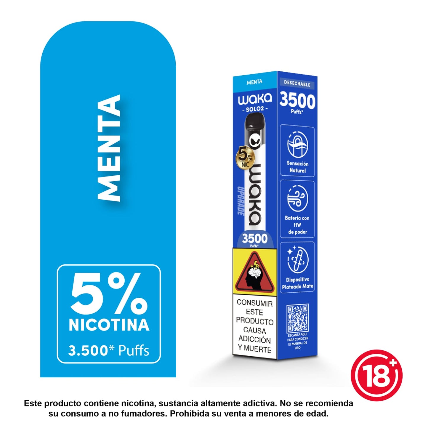 Waka SOLO - 3.5k 3500 PUFFS - LANZAMIENTO