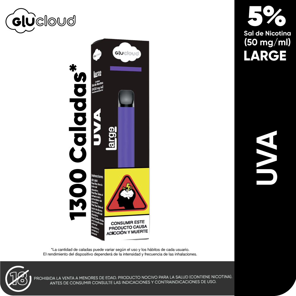 Glu Cloud - LARGE 1300 PUFF