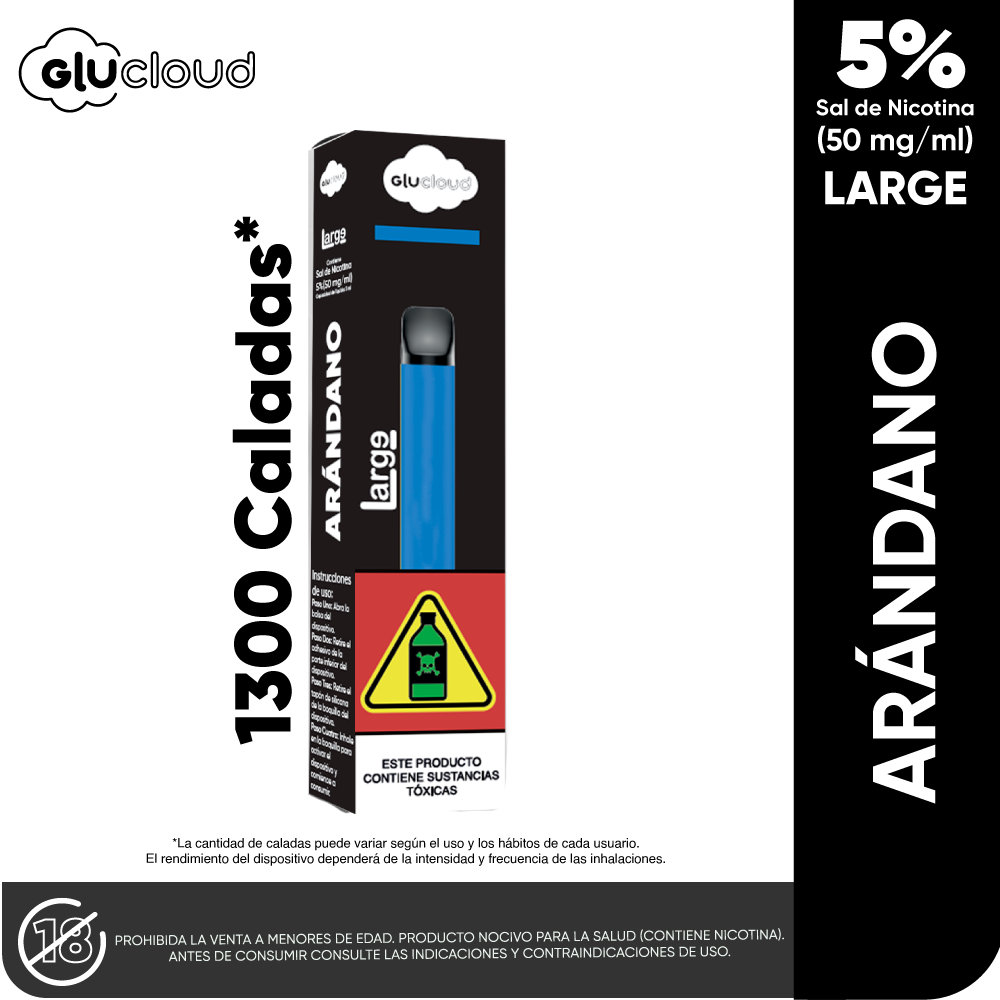 Glu Cloud - LARGE 1300 PUFF
