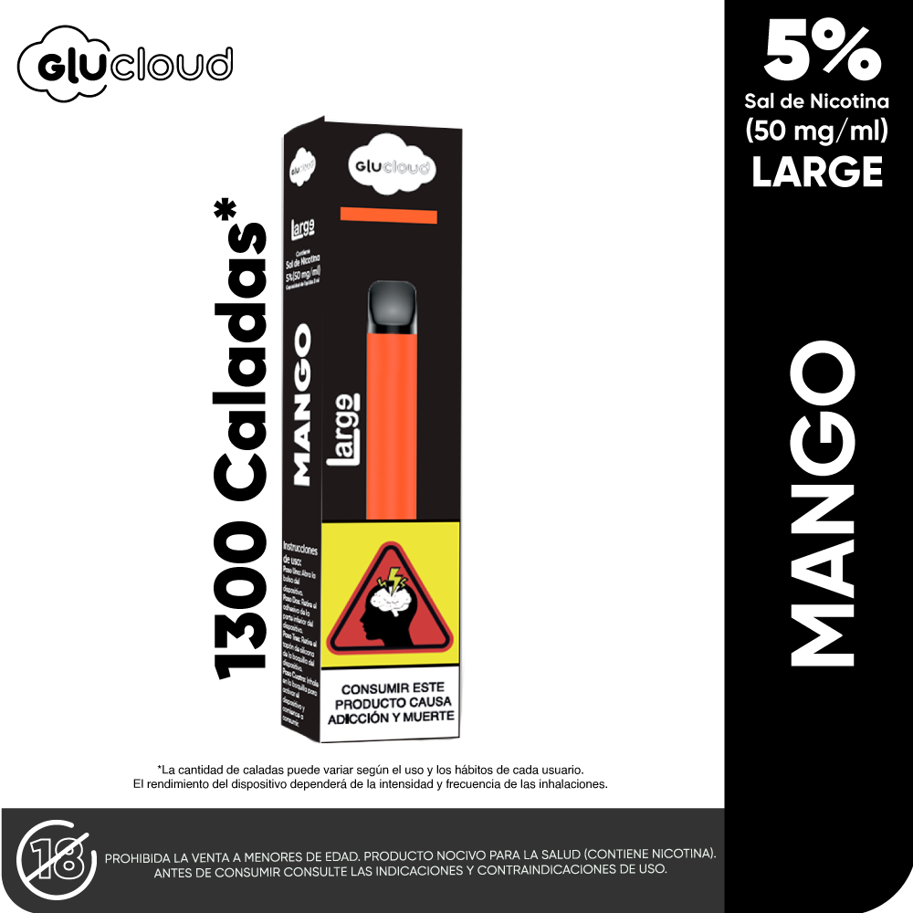 Glu Cloud - LARGE 1300 PUFF
