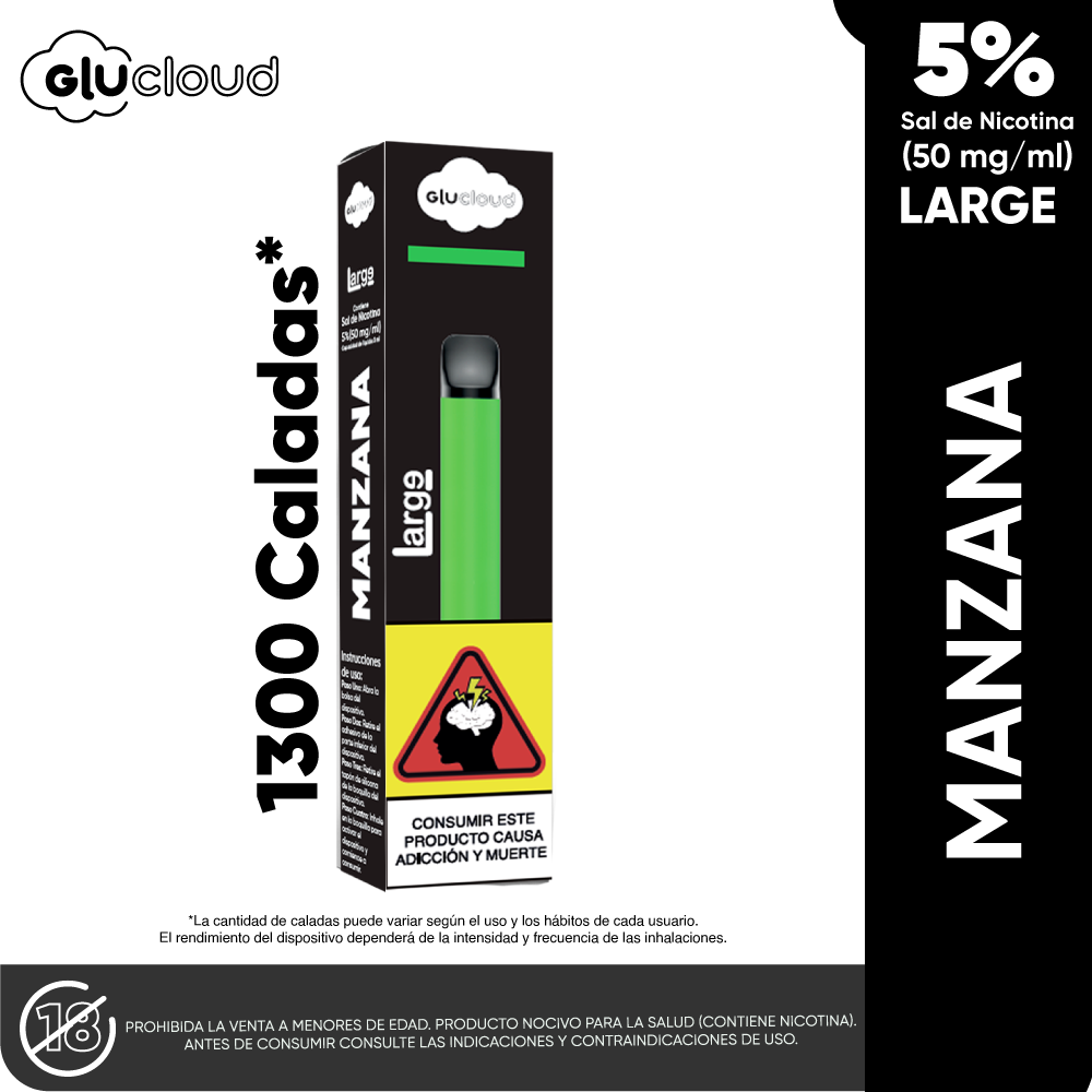 Glu Cloud - LARGE 1300 PUFF