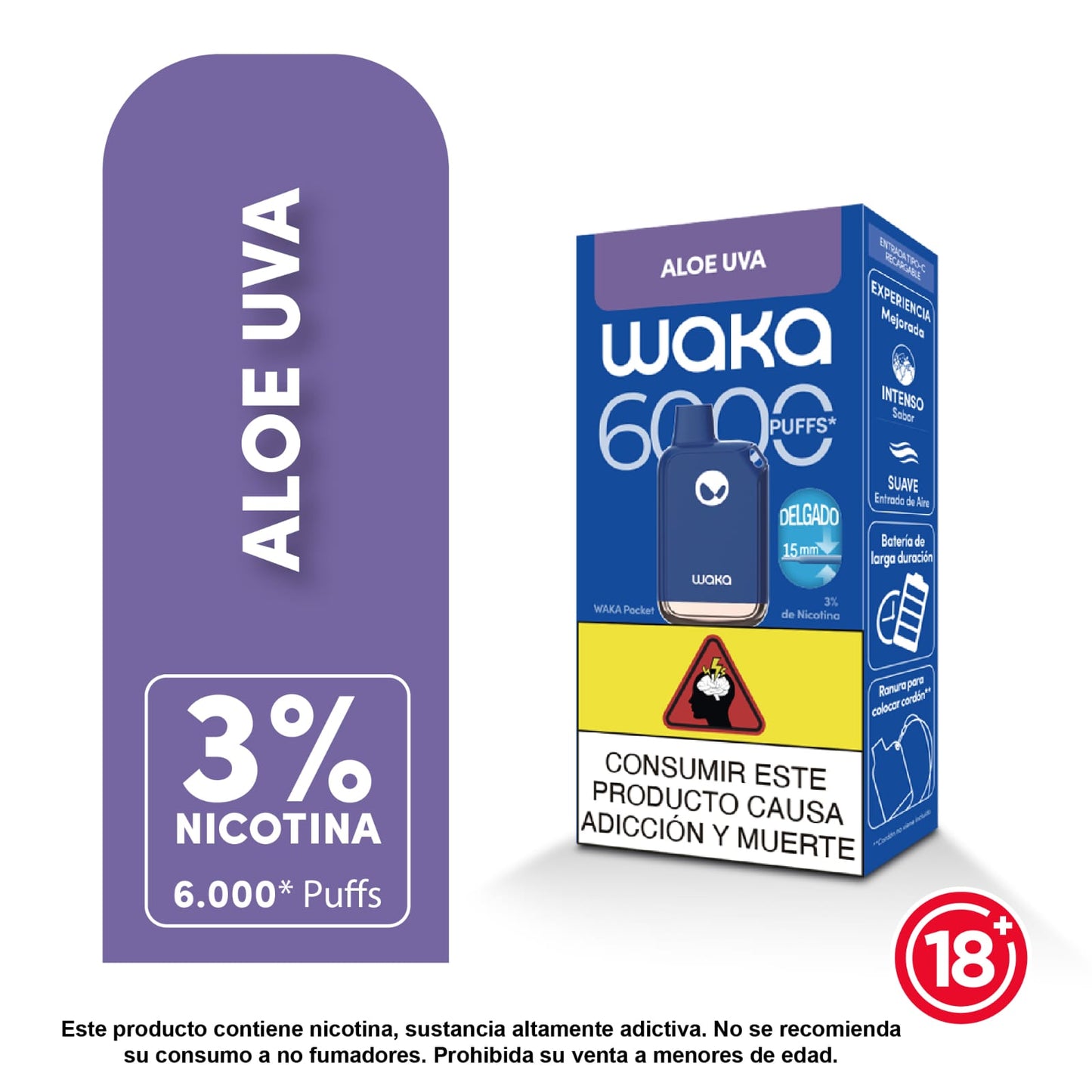 Waka POCKET - 6K 6000 PUFFS