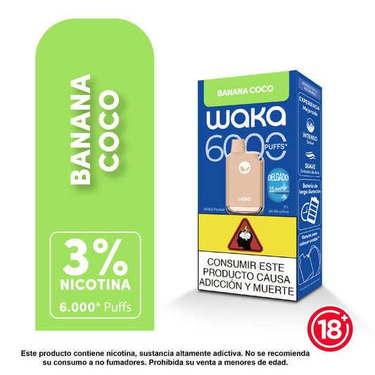 Waka POCKET - 6K 8000 PUFFS