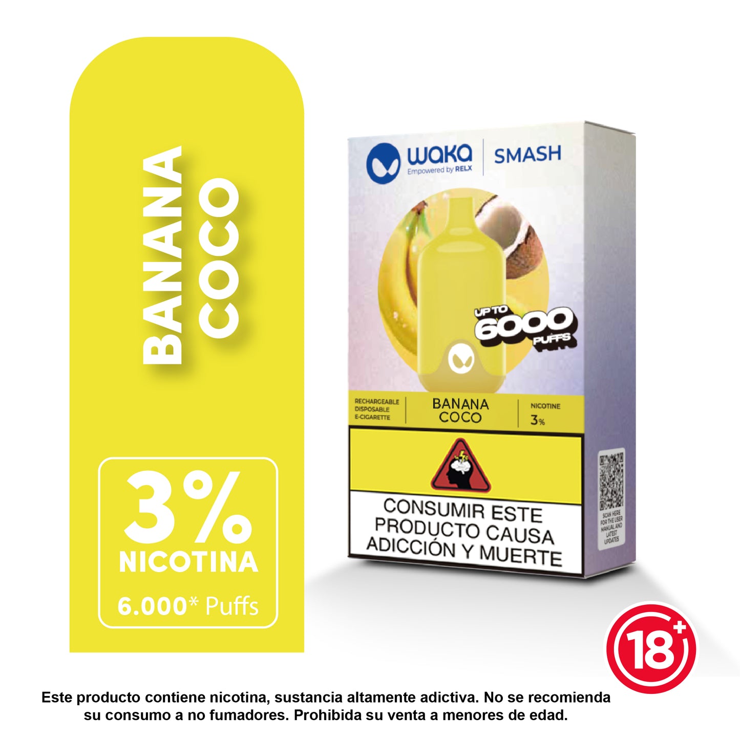 Waka SOPRO- 6K 6000 PUFFS