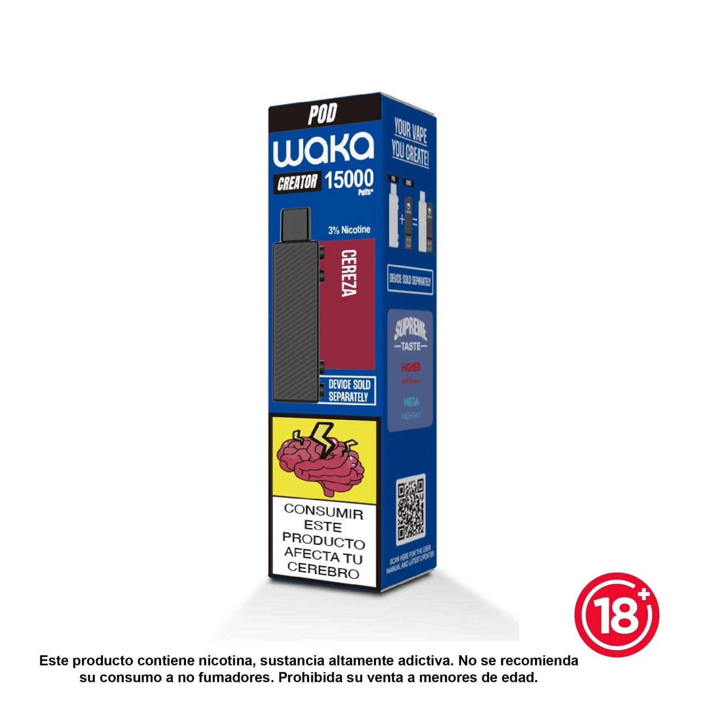 Waka CREATOR POD y/o Batería - 15k PUFFS