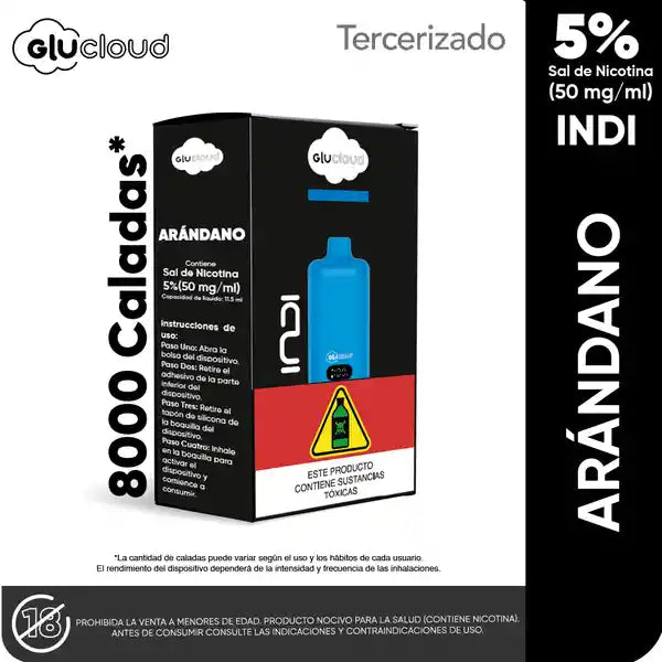 Glu Cloud INDI - 8k PUFFS