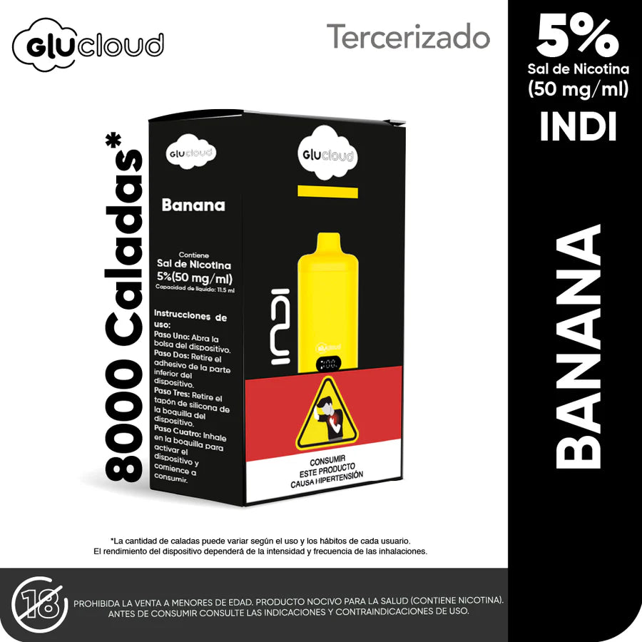 Glu Cloud INDI - 8k PUFFS
