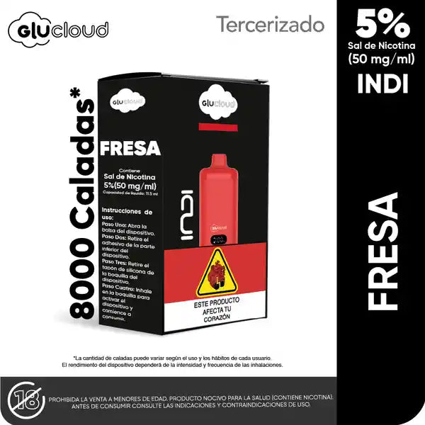 Glu Cloud INDI - 8k PUFFS