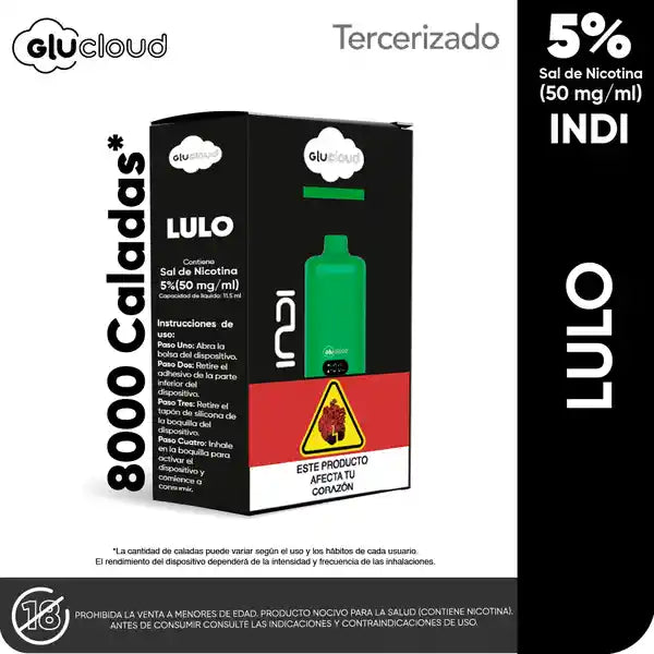 Glu Cloud INDI - 8k PUFFS