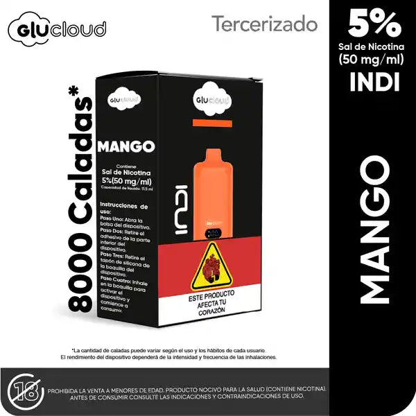 Glu Cloud INDI - 8k PUFFS