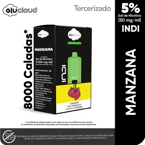 Glu Cloud INDI - 8k PUFFS