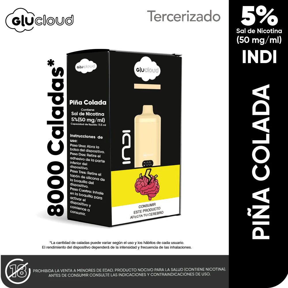 Glu Cloud INDI - 8k PUFFS