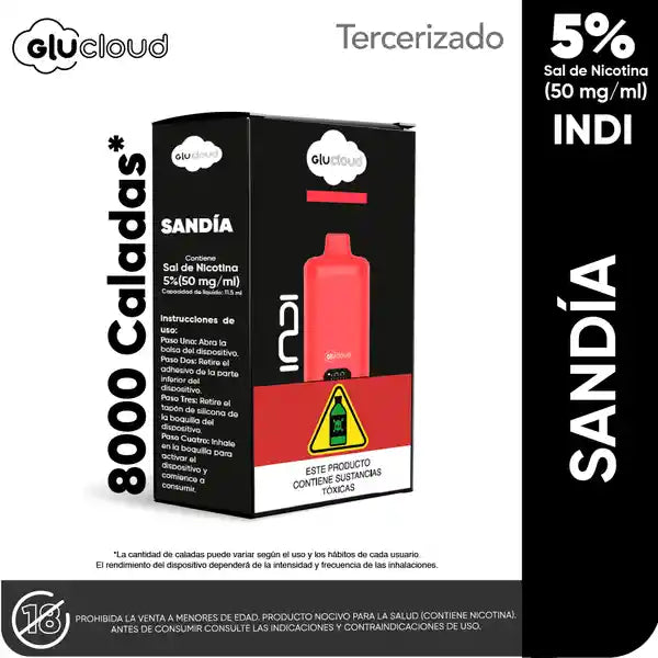 Glu Cloud INDI - 8k PUFFS