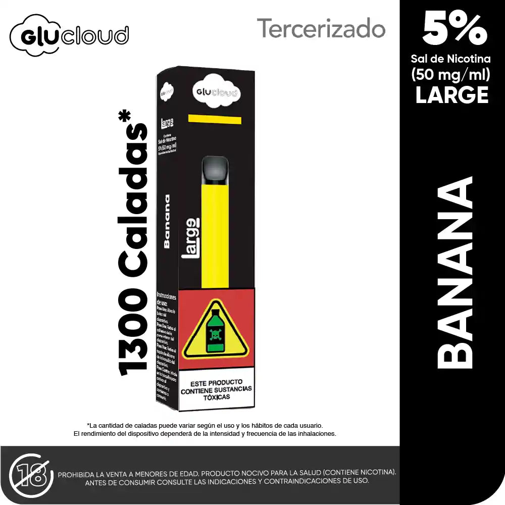 Glu Cloud LARGE - 1.3k PUFFS