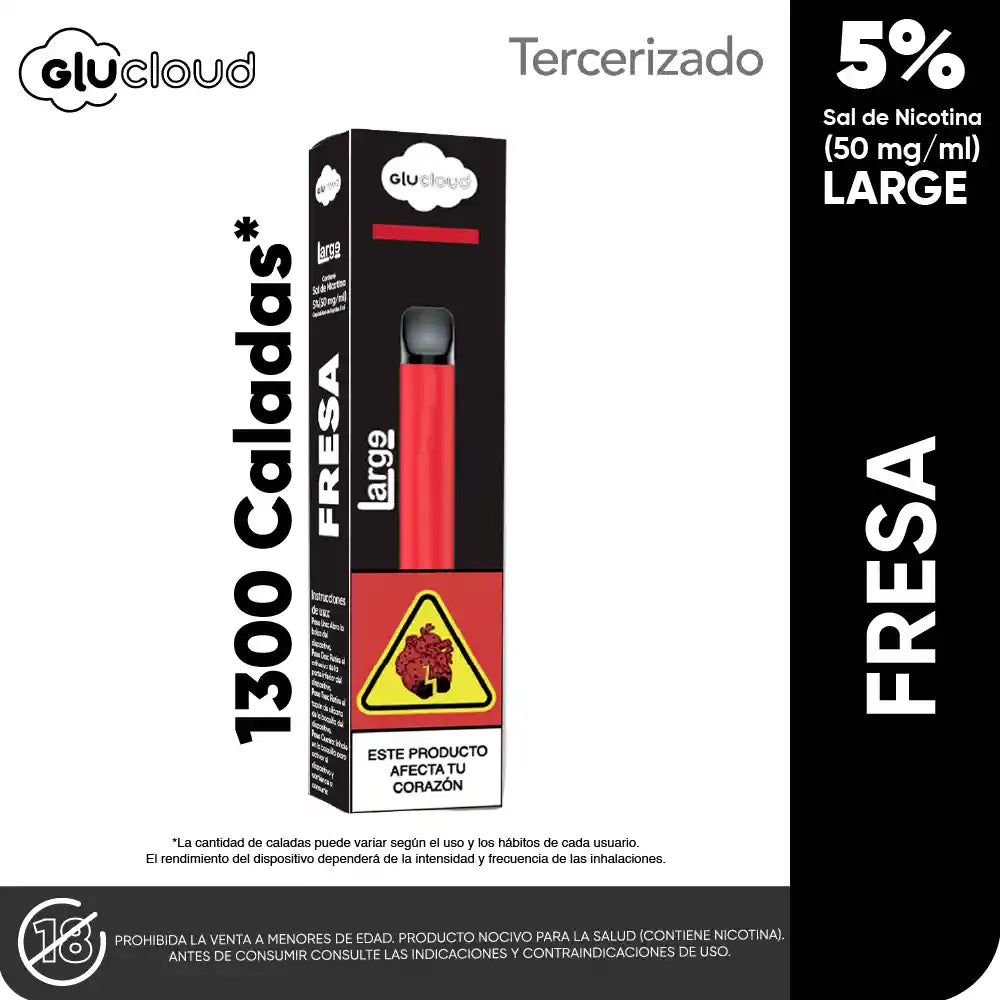Glu Cloud LARGE - 1.3k PUFFS