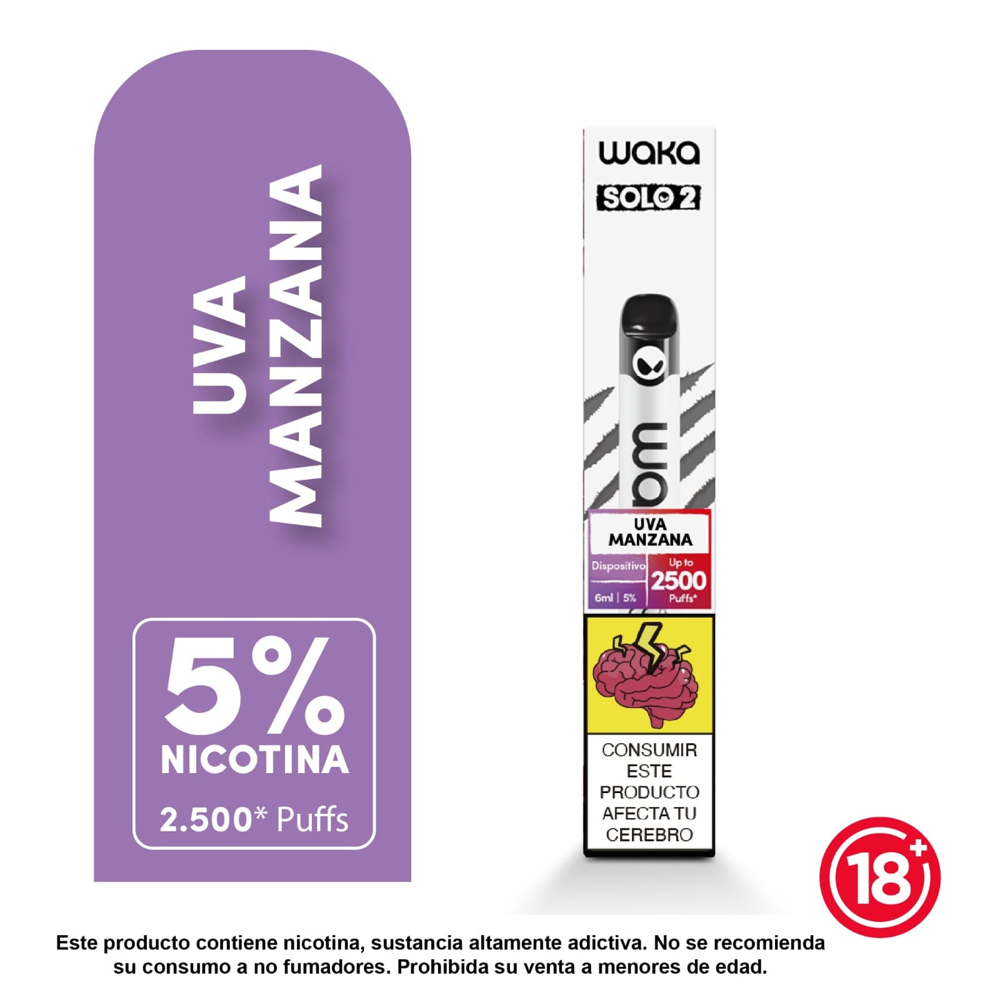 Waka SOLO2 - 2.5k 2500 PUFFS