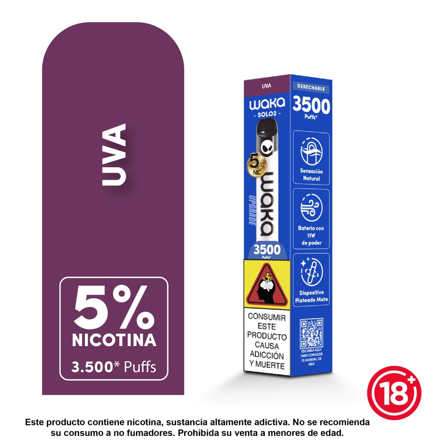 Waka SOLO - 3.5k 3500 PUFFS - LANZAMIENTO