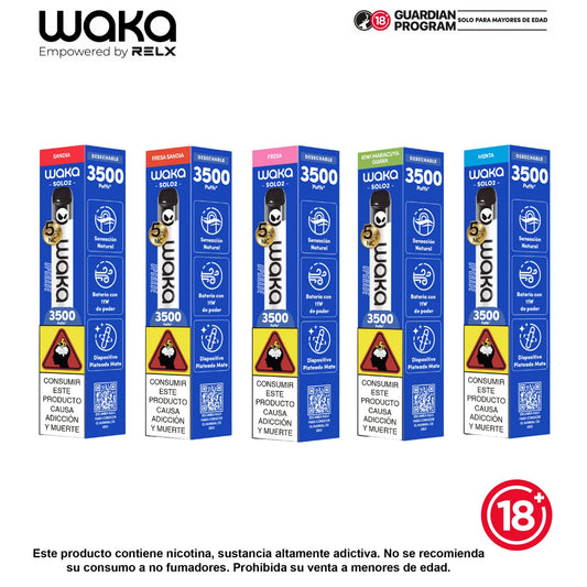Waka SOLO - 3.5k 3500 PUFFS - LANZAMIENTO