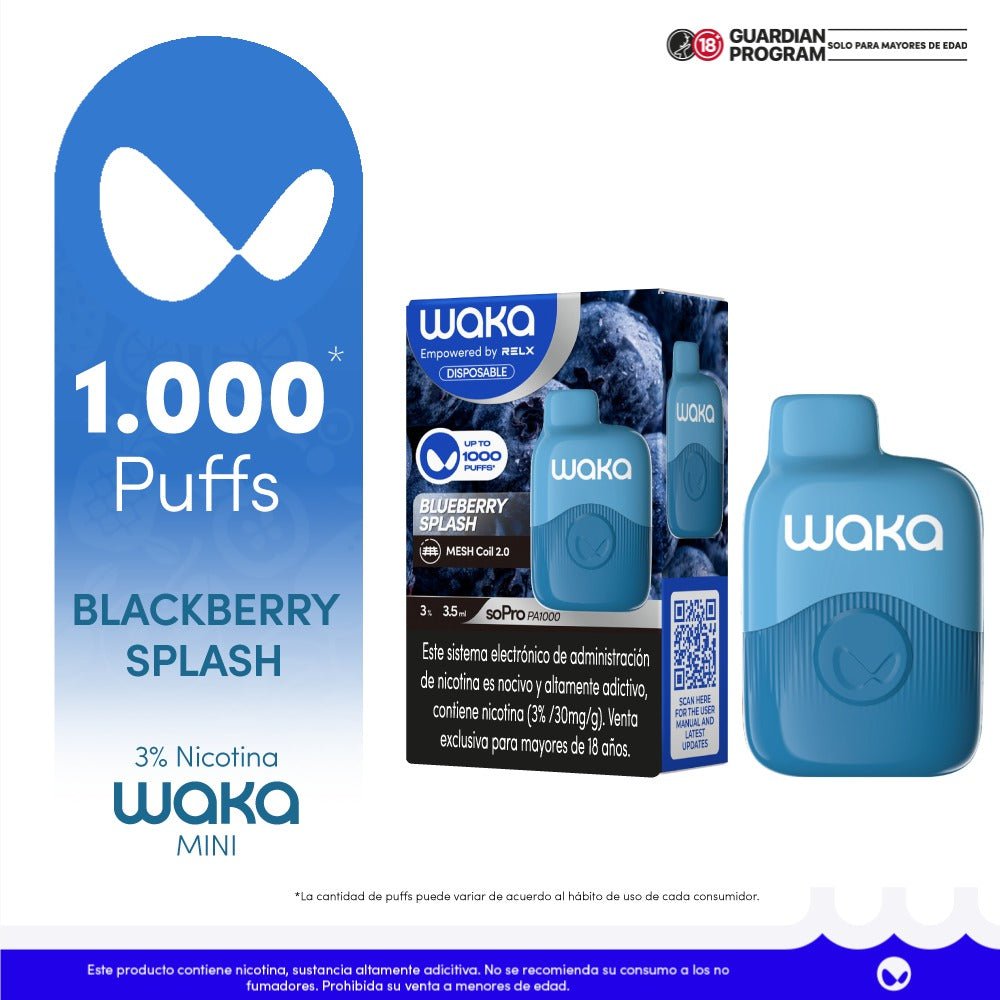 Waka SOPRO - 1k 1000 PUFFS - EDICION LIMITADA