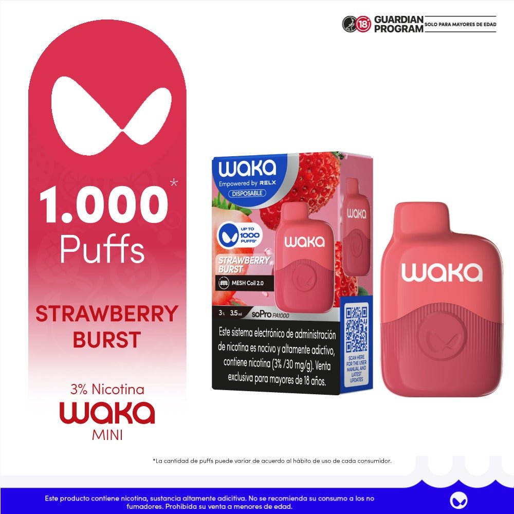 Waka SOPRO - 1k 1000 PUFFS - EDICION LIMITADA