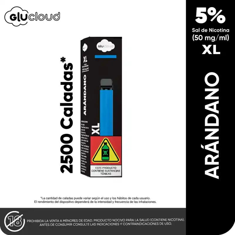 Glu Cloud XL+ -  2.5 PUFFS