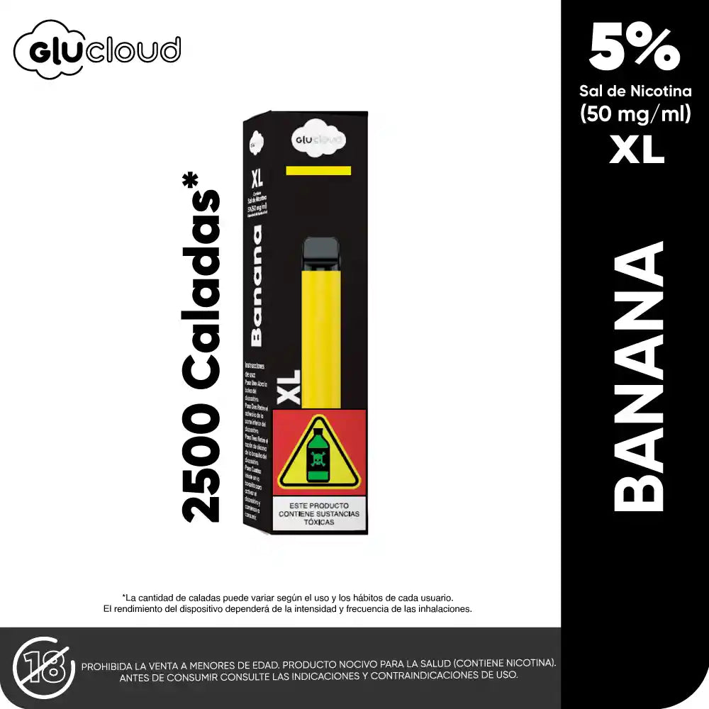 Glu Cloud XL+ -  2.5 PUFFS