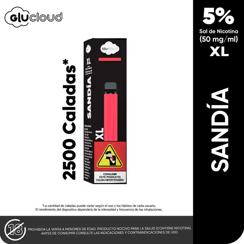 Glu Cloud XL+ -  2.5 PUFFS
